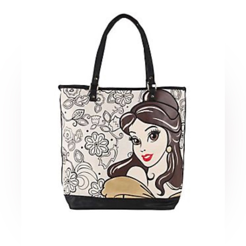 Loungefly(pre-funko) Disney Belle canvas large tote bag
